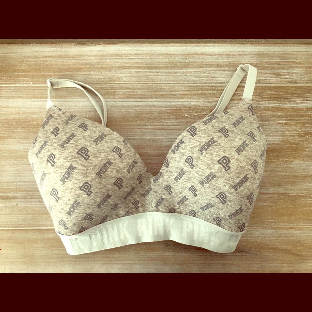 Pink bra